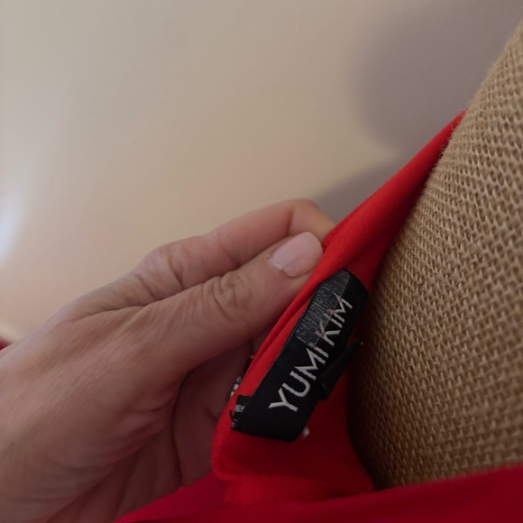 Yumi Kim Rocio Halter Dress-  Red-size small - Picture 6 of 6